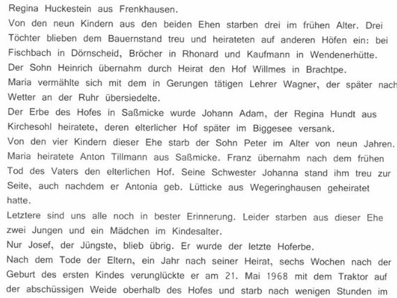 Saßmicker Erinnerungen Teil 2