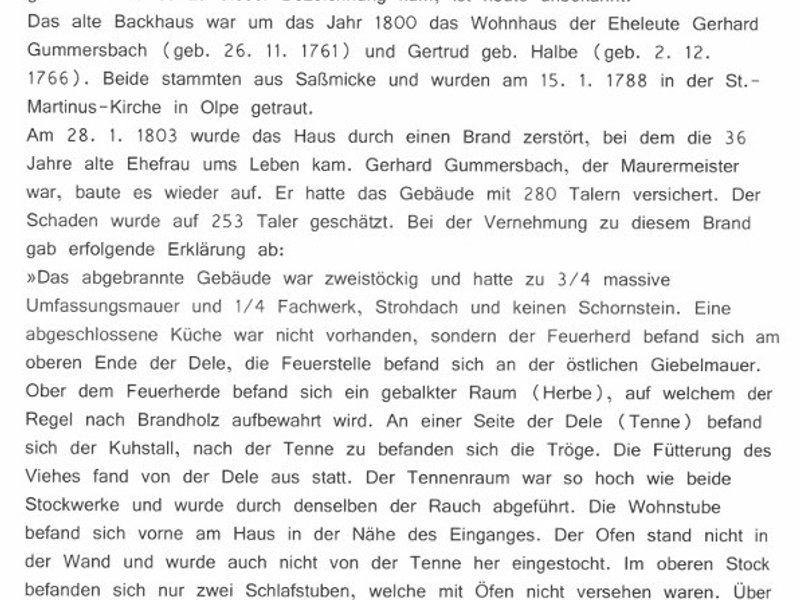 Saßmicker Erinnerungen Teil 1